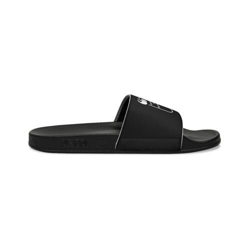 Mens Black Slide Sandals - Give Thanks to the Lord - Christian Inspira