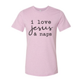 I love Jesus And Naps T-shirt